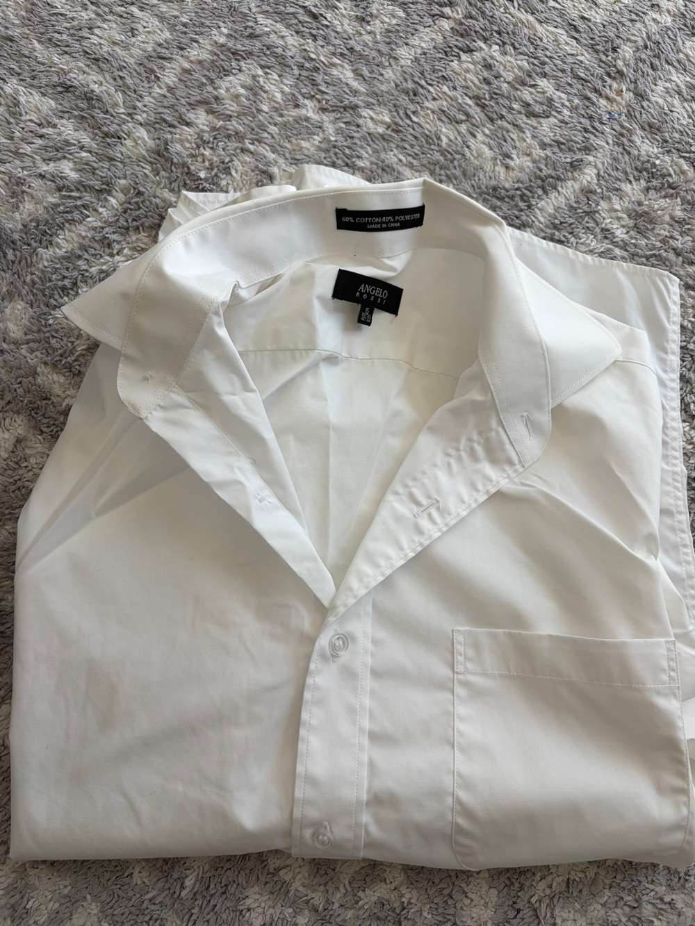 Angelo White Button-Up Shirt